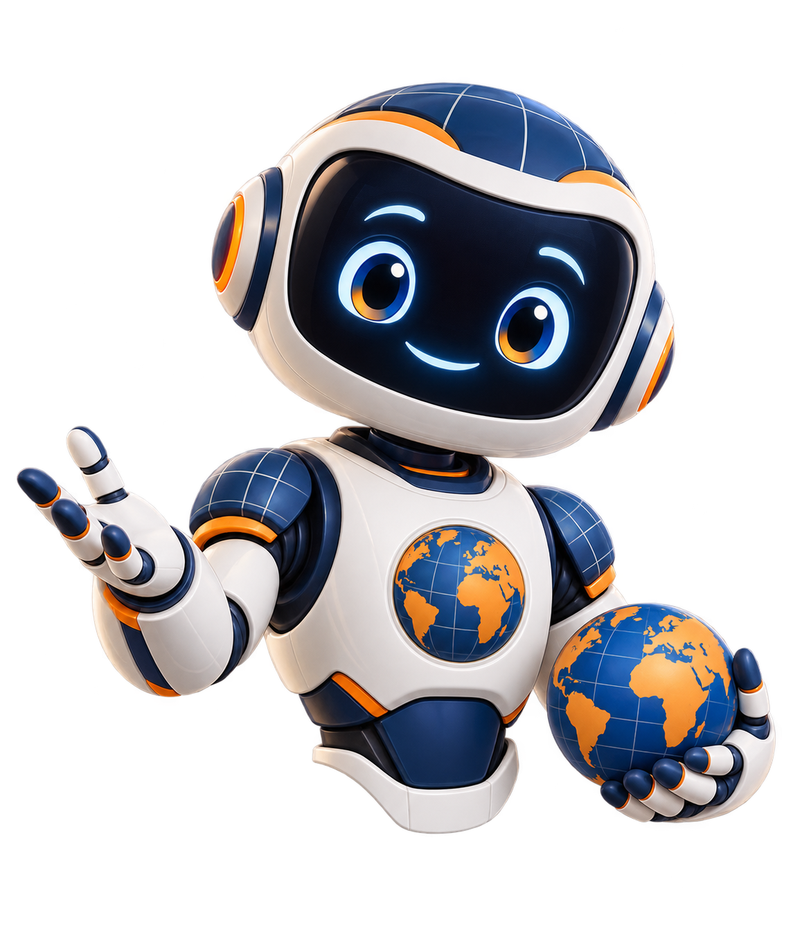 Coğrafya Atölyesi robot öğretmen maskotu